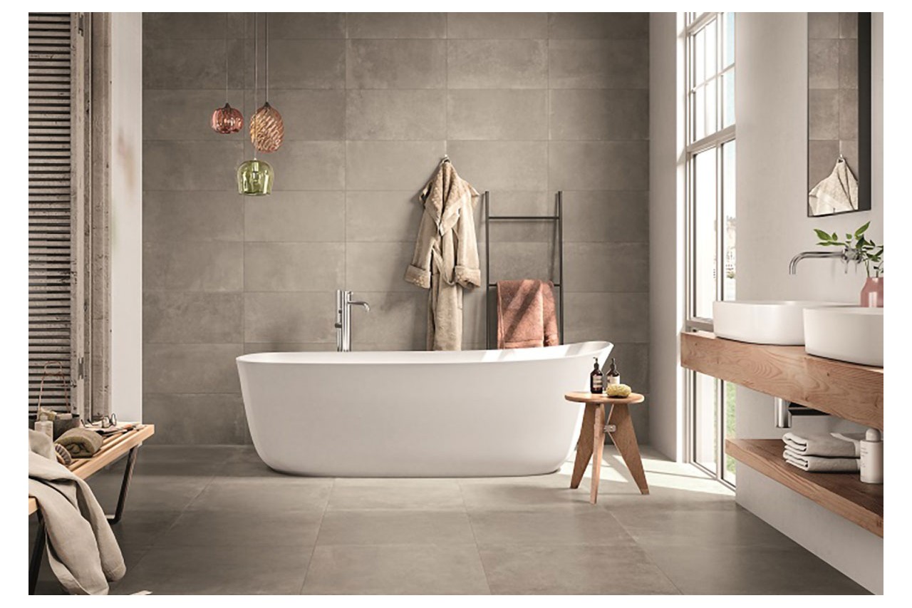 Carrelage sol et mur intérieur grès cérame Garda - Alfalux : Confort'Mat