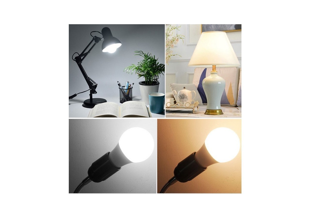 Pack x 10-Ampoule LED E27 A60-9W - KS1-A60E27-BC-10 - Barcelona LED