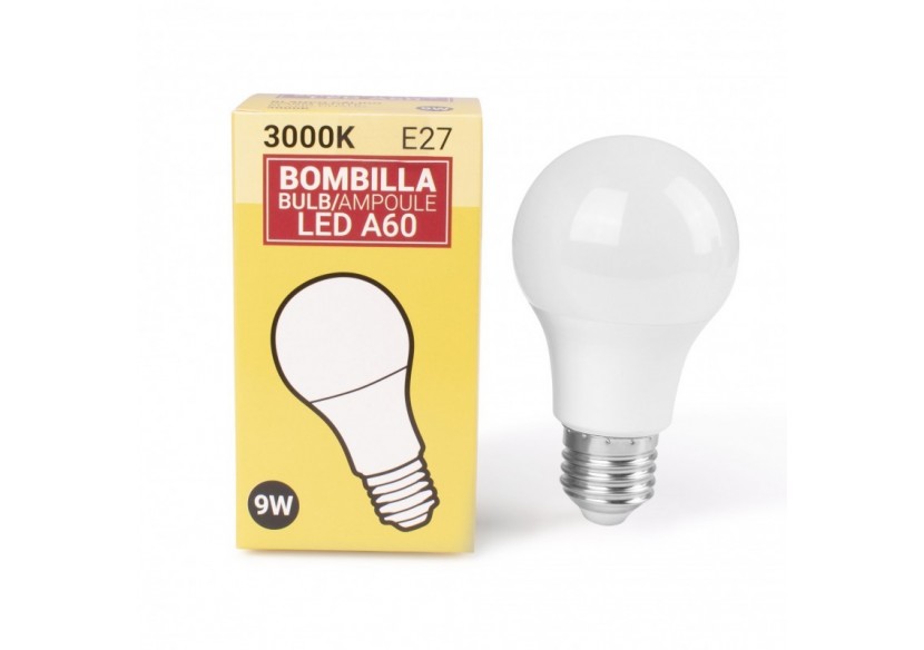 Pack x 10-Ampoule LED E27 A60-9W - KS1-A60E27-BC-10 - Barcelona LED