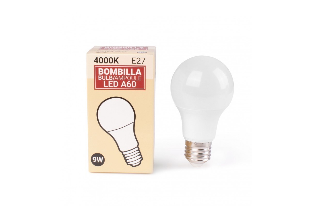 Pack x 10-Ampoule LED E27 A60-9W - KS1-A60E27-BN-10 - Barcelona LED