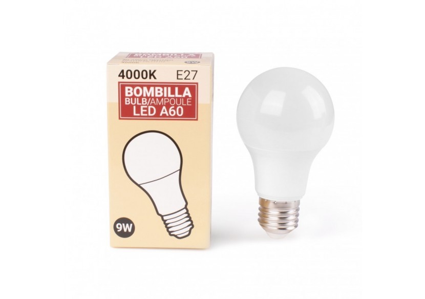 Pack x 10-Ampoule LED E27 A60-9W - KS1-A60E27-BN-10 - Barcelona LED