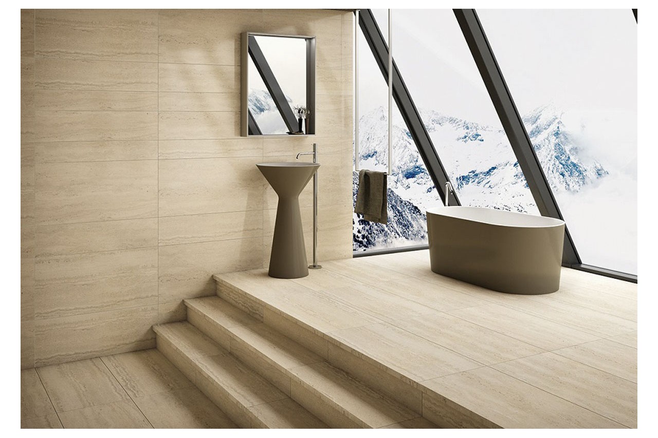 Carrelage sol et mur intérieur grès cérame Palatina - Alfalux : Confort'Mat