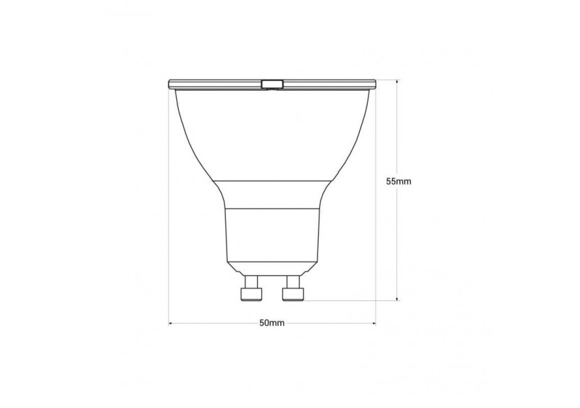 Pack x 10-Ampoule LED GU10 5W - K525-BN-10 - Barcelona LED