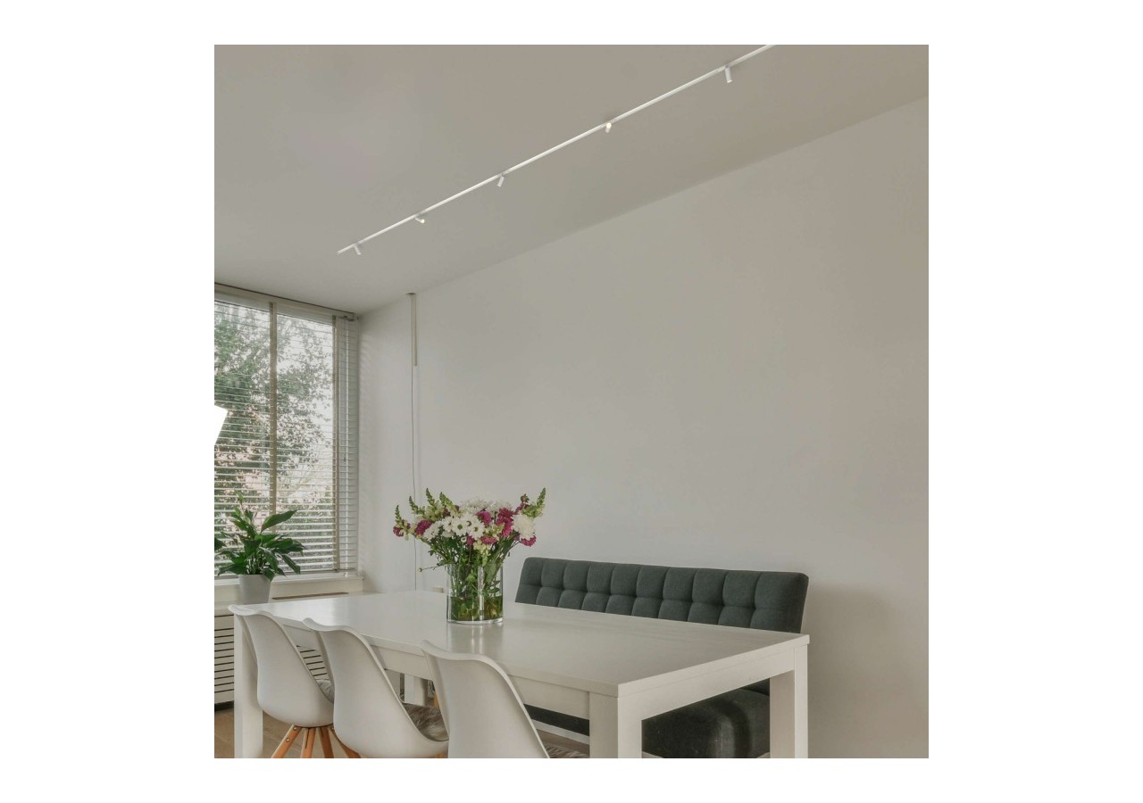 Spot LED sur rail magnétique 48V-6W-Blanc - PMC-6W-B-BC - Barcelona LED