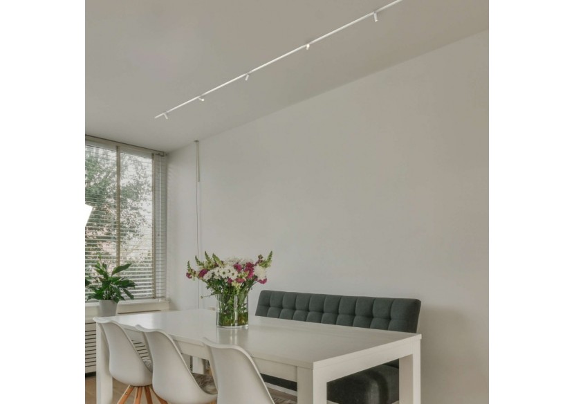 Spot LED sur rail magnétique 48V-6W-Blanc - PMC-6W-B-BC - Barcelona LED