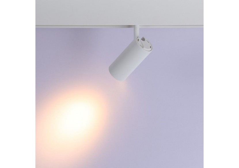 Spot LED sur rail magnétique 48V-6W-Blanc - PMC-6W-B-BC - Barcelona LED