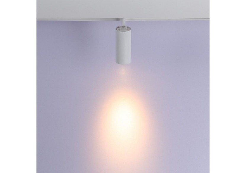 Spot LED sur rail magnétique 48V-6W-Blanc - PMC-6W-B-BC - Barcelona LED