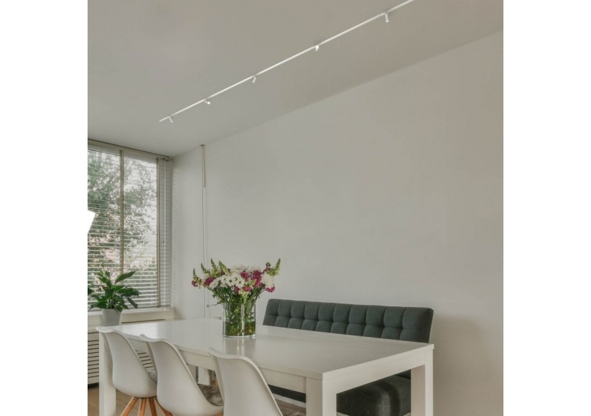 Spot LED sur rail magnétique 48V-6W-Blanc - PMC-6W-B-BN - Barcelona LED