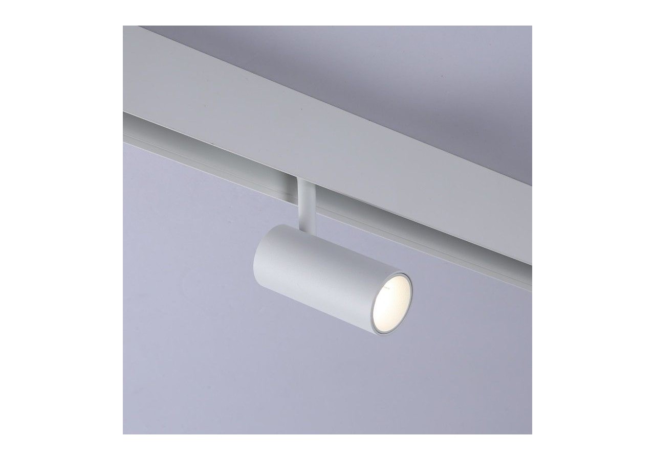 Spot LED sur rail magnétique 48V-6W-Blanc - PMC-6W-B-BN - Barcelona LED