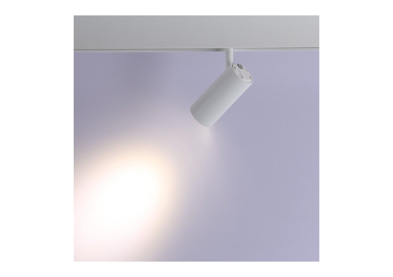 Spot LED sur rail magnétique 48V-6W-Blanc - PMC-6W-B-BN - Barcelona LED