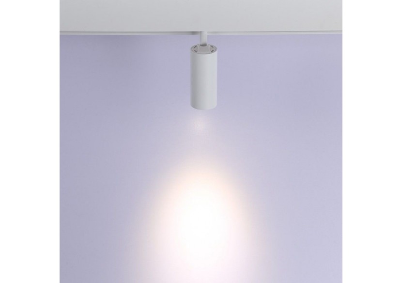 Spot LED sur rail magnétique 48V-6W-Blanc - PMC-6W-B-BN - Barcelona LED