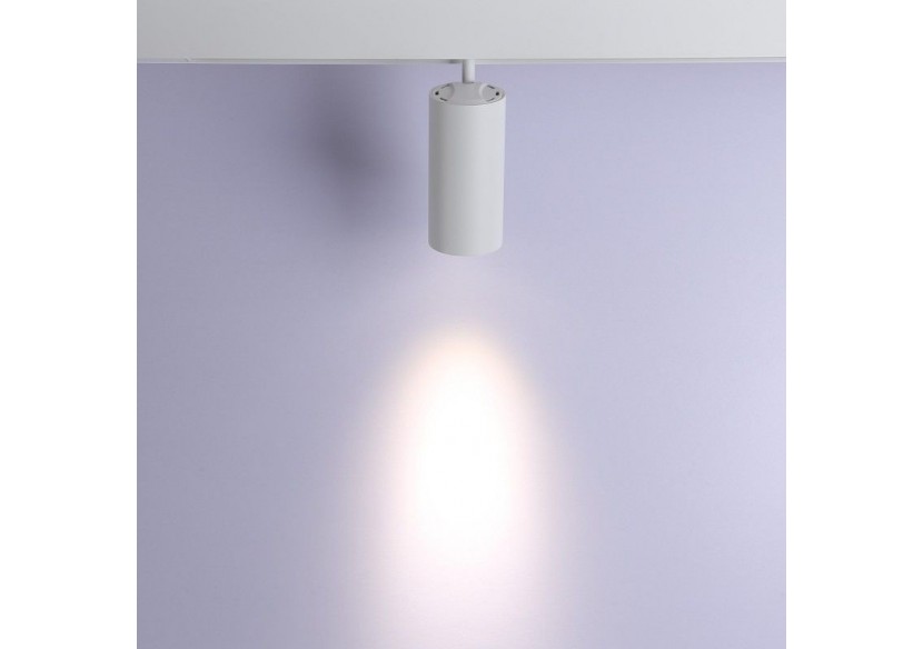 Spot LED sur rail magnétique 48V-18W-Blanc - PMC-18W-B-BN - Barcelona LED