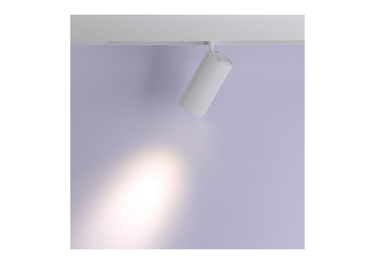 Spot LED sur rail magnétique 48V-18W-Blanc - PMC-18W-B-BN - Barcelona LED