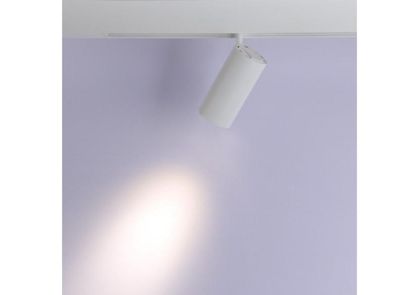 Spot LED sur rail magnétique 48V-18W-Blanc - PMC-18W-B-BN - Barcelona LED