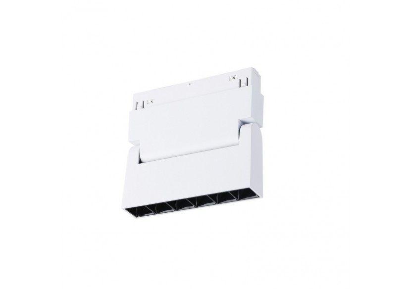 Spot LED linéaire orientable sur rail magnétique 48V-6W-UGR16-Blanc - PML-6WU18-B-BC - Barcelona LED