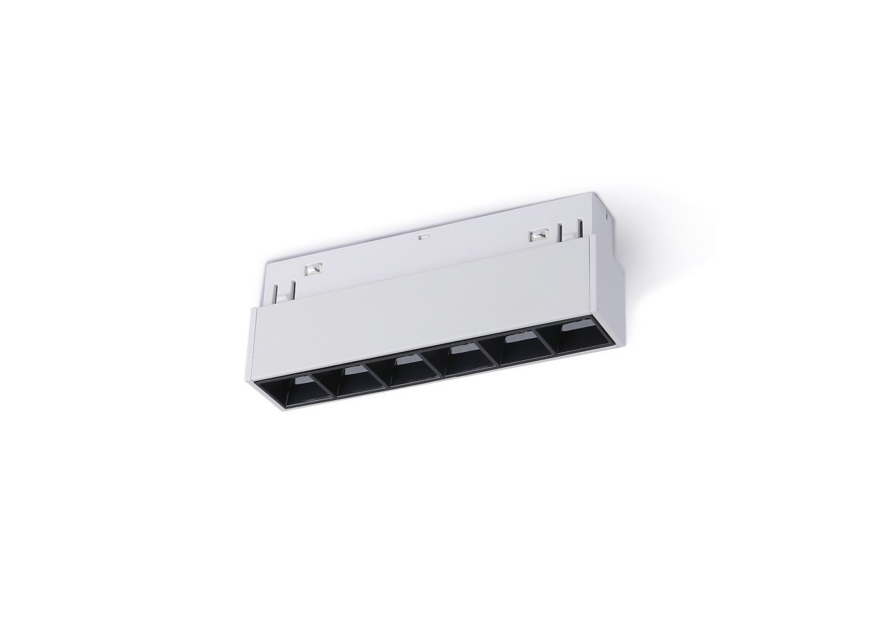 Spot LED linéaire sur rail magnétique 48V-6W-UGR 16-Blanc - LM-112U18-B-BN - Barcelona LED