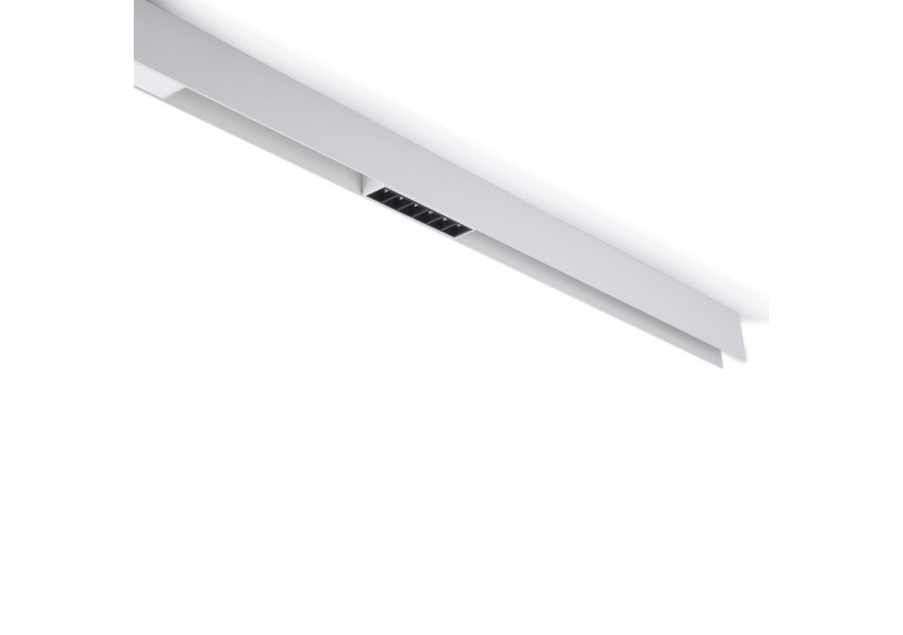 Spot LED linéaire sur rail magnétique 48V-6W-UGR 16-Blanc - LM-112U18-B-BN - Barcelona LED