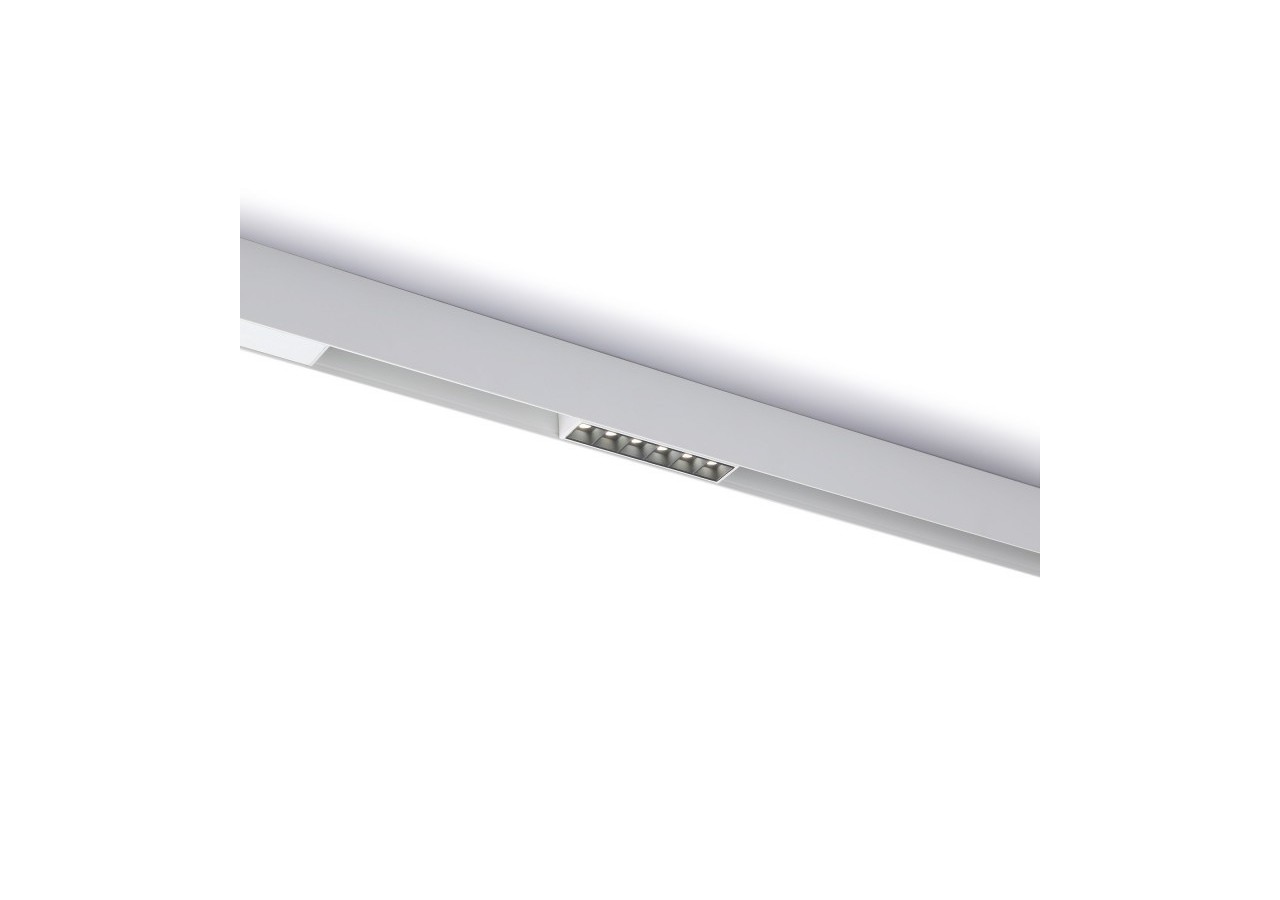 Spot LED linéaire sur rail magnétique 48V-6W-UGR 16-Blanc - LM-112U18-B-BN - Barcelona LED