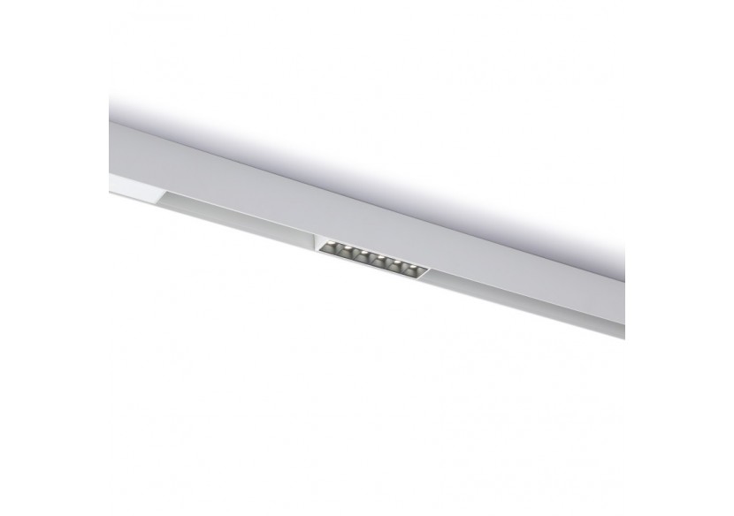 Spot LED linéaire sur rail magnétique 48V-6W-UGR 16-Blanc - LM-112U18-B-BN - Barcelona LED
