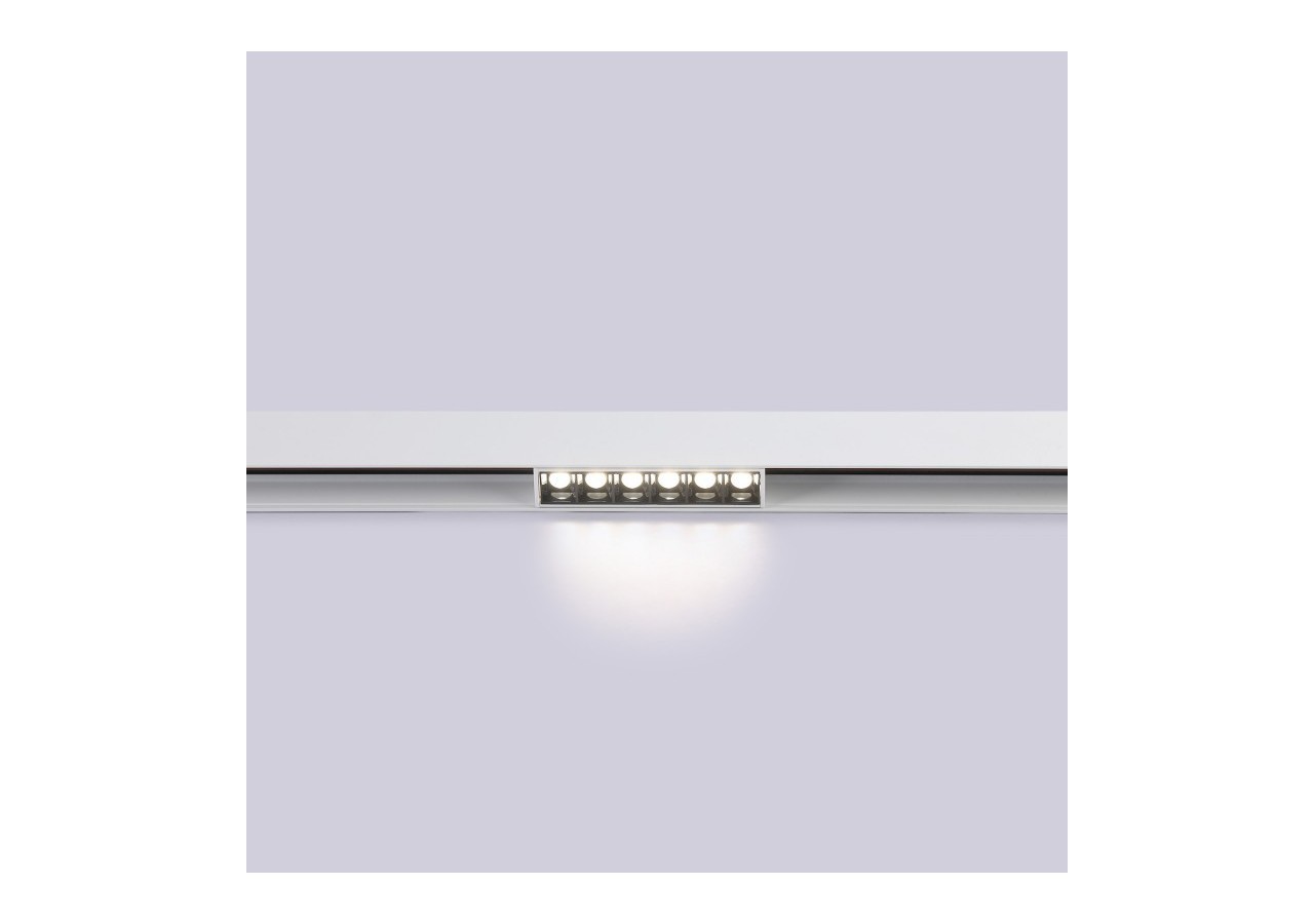 Spot LED linéaire sur rail magnétique 48V-6W-UGR 16-Blanc - LM-112U18-B-BN - Barcelona LED