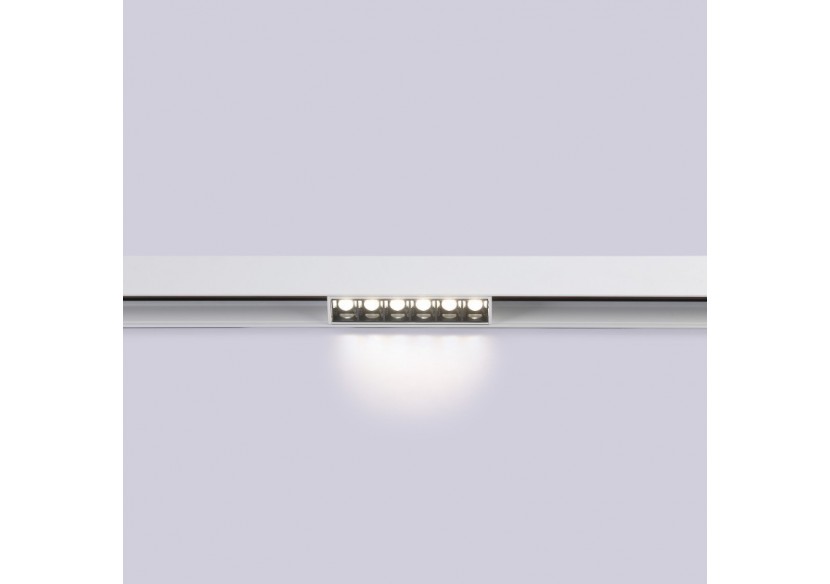 Spot LED linéaire sur rail magnétique 48V-6W-UGR 16-Blanc - LM-112U18-B-BN - Barcelona LED