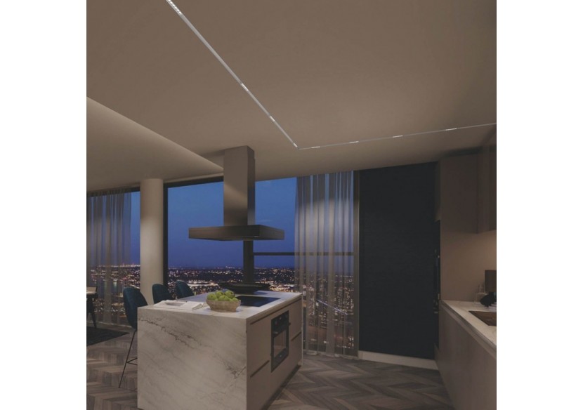 Spot LED linéaire sur rail magnétique 48V-6W-UGR 16-Blanc - LM-112U18-B-BN - Barcelona LED