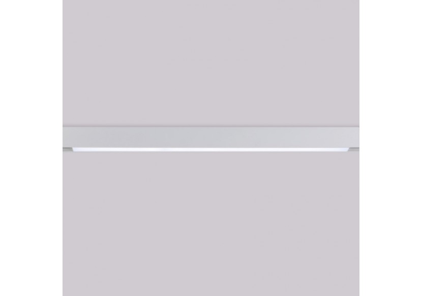 Spot LED linéaire opale sur rail magnétique 48V-20W-Blanc - LM-600-B-BN - Barcelona LED