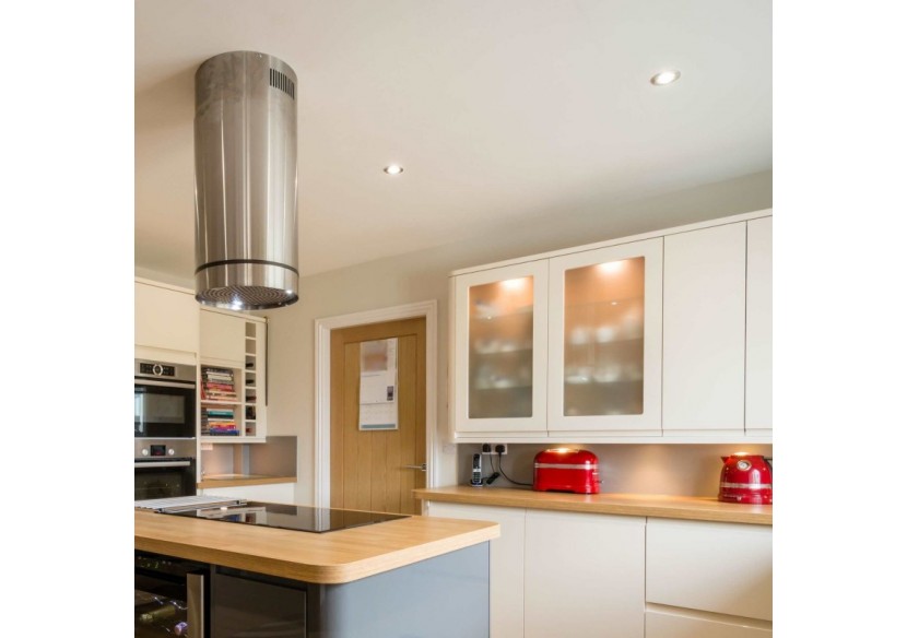 10x Collerette downlight orientable argent diamètre 90mm et Ampoule GU10 5W et Douille GU10 - K981-R-G-BC-10 - Barcelona LED