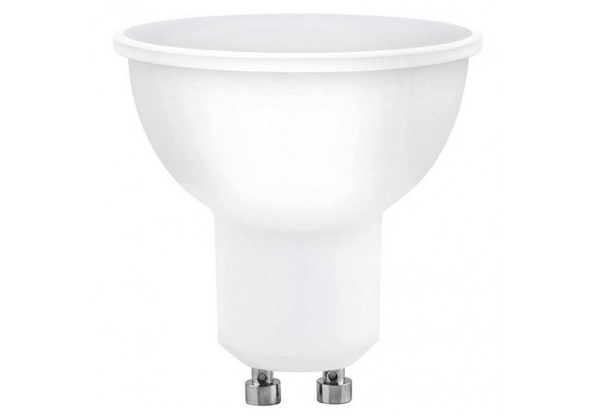 10x Collerette downlight orientable argent diamètre 90mm et Ampoule GU10 5W et Douille GU10 - K981-R-G-BC-10 - Barcelona LED