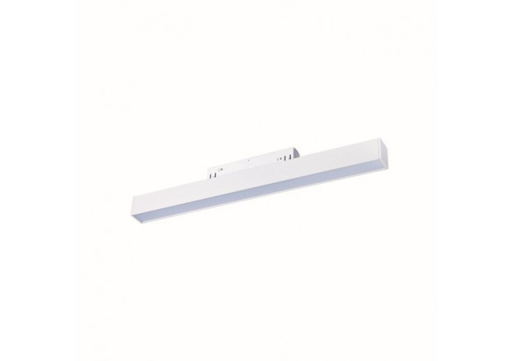 Spot LED linéaire opale sur rail magnétique 48V-10W-Blanc - LM-300-B-BC - Barcelona LED 2