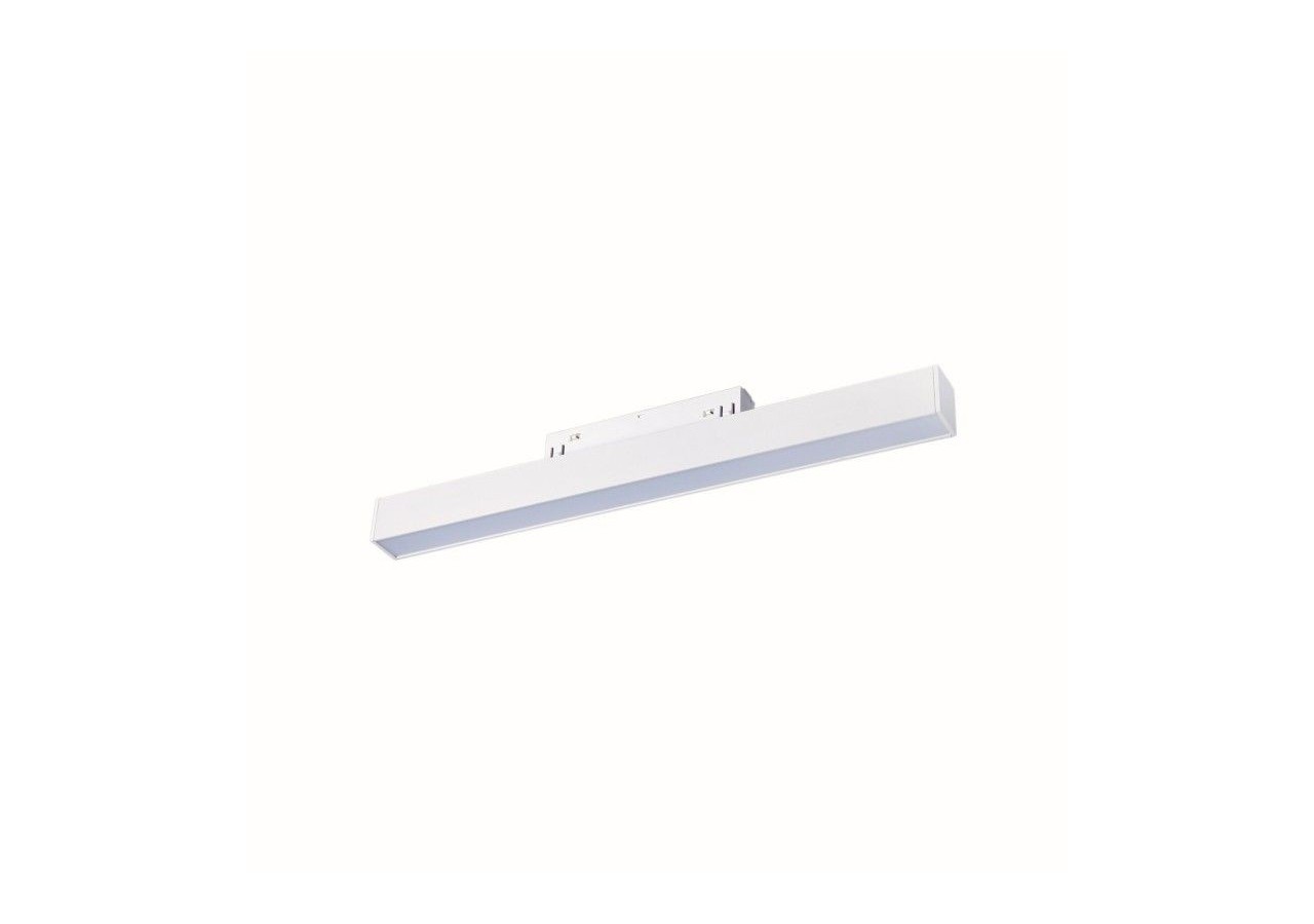 Spot LED linéaire opale sur rail magnétique 48V-10W-Blanc - LM-300-B-BC - Barcelona LED