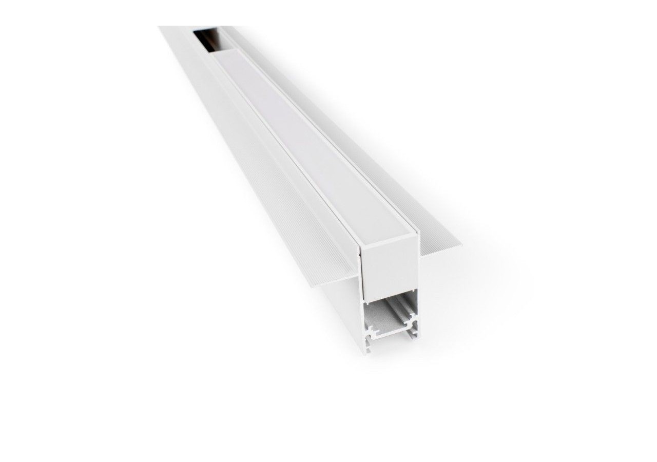 Spot LED linéaire opale sur rail magnétique 48V-10W-Blanc - LM-300-B-BC - Barcelona LED