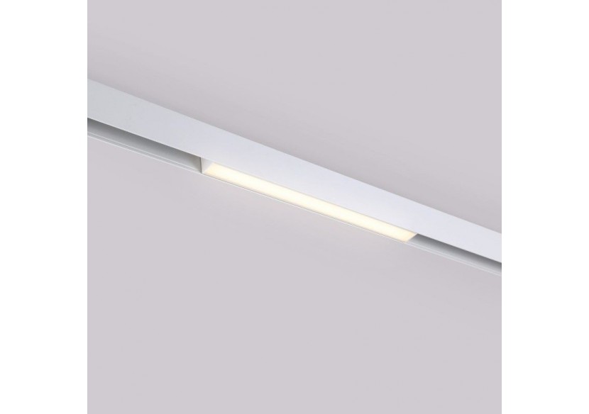 Spot LED linéaire opale sur rail magnétique 48V-10W-Blanc - LM-300-B-BC - Barcelona LED
