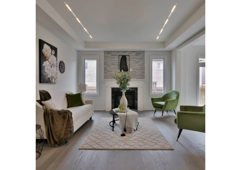 Spot LED linéaire opale sur rail magnétique 48V-10W-Blanc - LM-300-B-BC - Barcelona LED