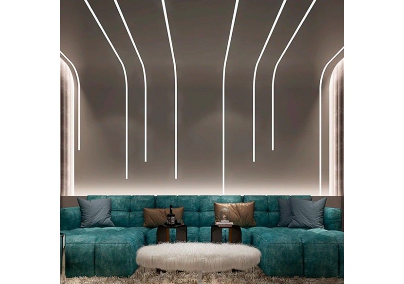 Néon LED flexible 24V DC-5x11mm-5m-Kit complet-11W/m-320 LED/m-IP67-À courbure verticale - N511-5M-BF - Barcelona LED