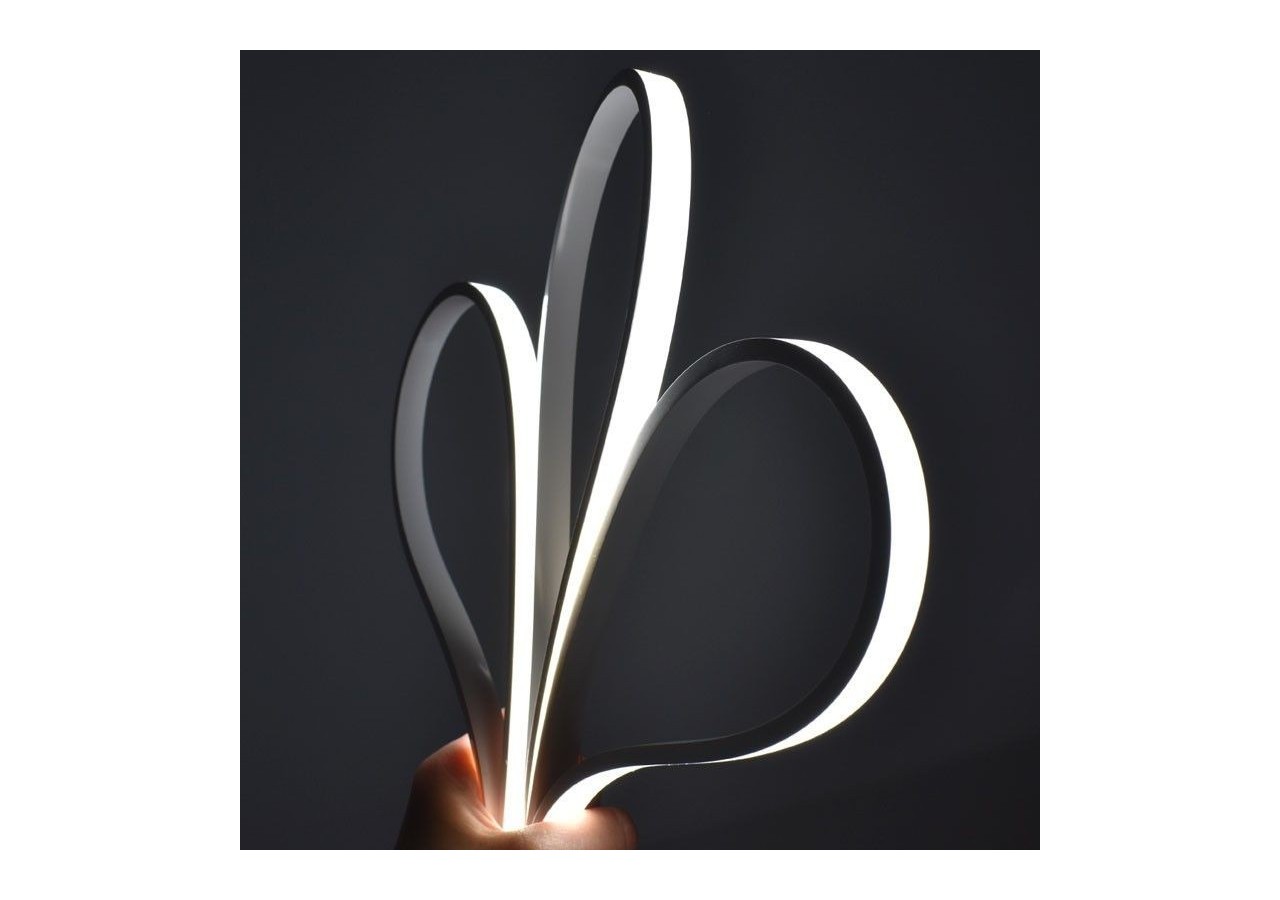 Néon LED flexible 24V DC-5x11mm-5m-Kit complet-11W/m-320 LED/m-IP67-À courbure verticale - N511-5M-BF - Barcelona LED