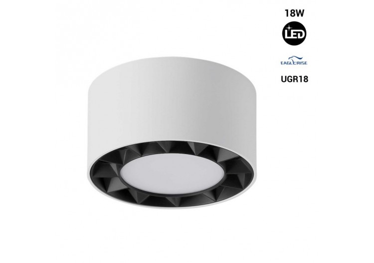 Applique plafond LED 18W-UGR18-Driver Eaglerise - B1323-N-BC - Barcelona LED