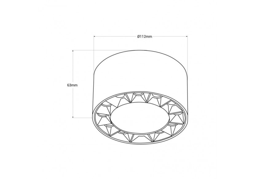 Applique plafond LED 18W-UGR18-Driver Eaglerise - B1323-N-BC - Barcelona LED Applique plafond LED 18W-UGR18-Driver Eaglerise - B1323-N-BC - Barcelona LED