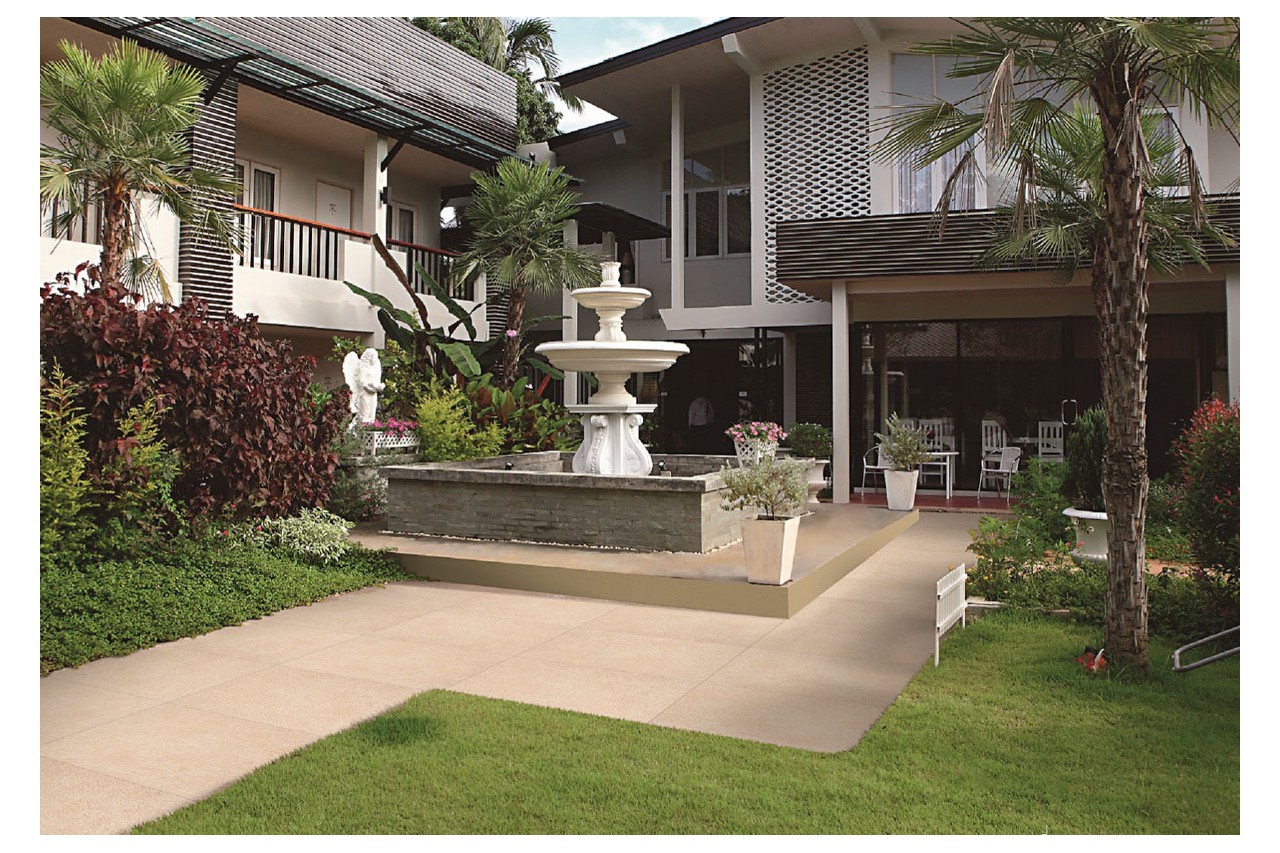 Carrelage sol extérieur grès cérame Neutra Roc - Alfalux : Confort'Mat