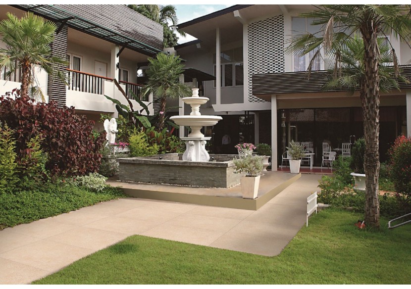 Carrelage sol extérieur grès cérame Neutra Roc - Alfalux : Confort'Mat