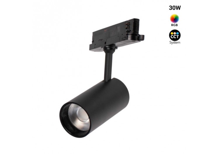 Spot LED triphasé RGB +...