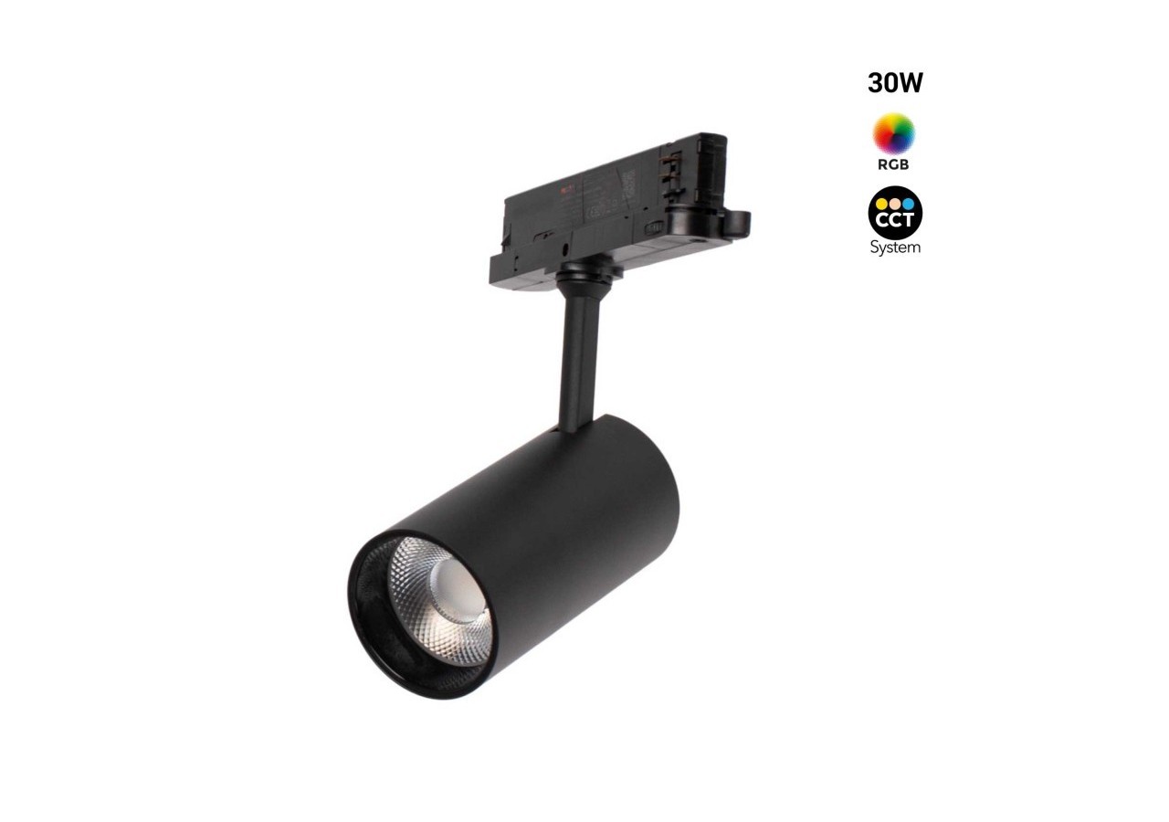 Spot LED triphasé RGB + CCT-30W-Mi Light - TS5-30B-RF - Barcelona LED