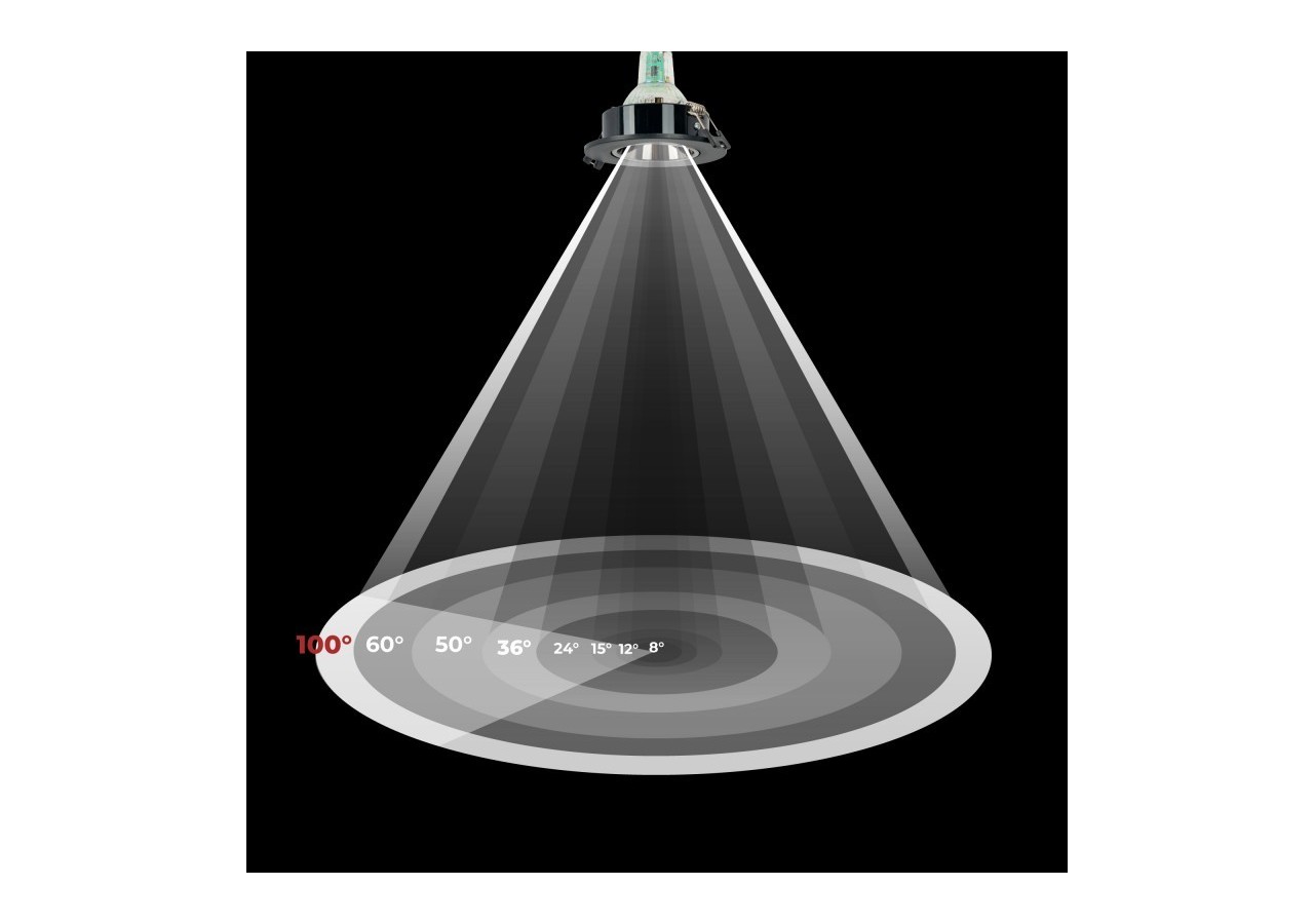 Ampoule LED GU10 5,4W verre-740lm-PAR16-100 degrés - BSC1-PAR16GU10-100-BN - Barcelona LED