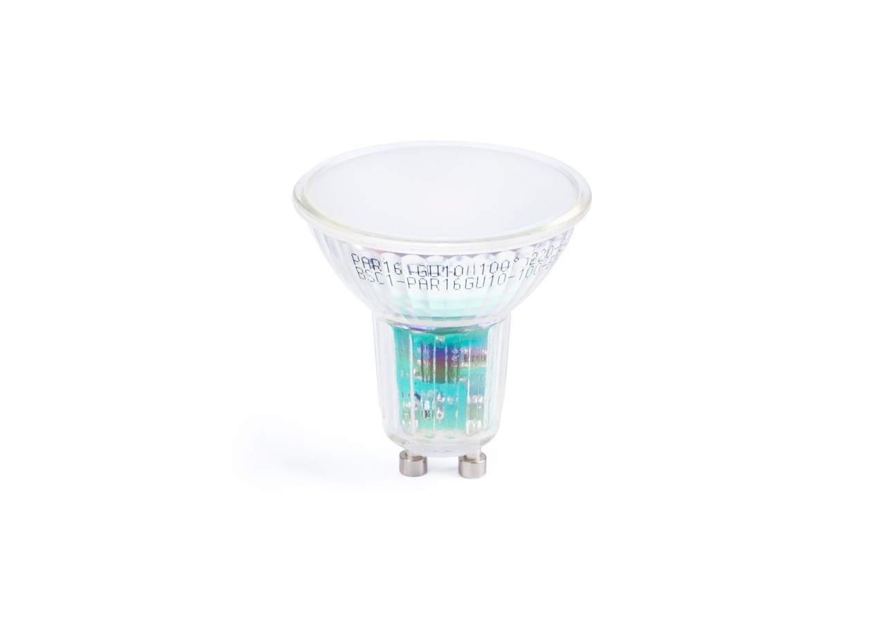 Ampoule LED GU10 5,4W verre-740lm-PAR16-100 degrés - BSC1-PAR16GU10-100-BF - Barcelona LED
