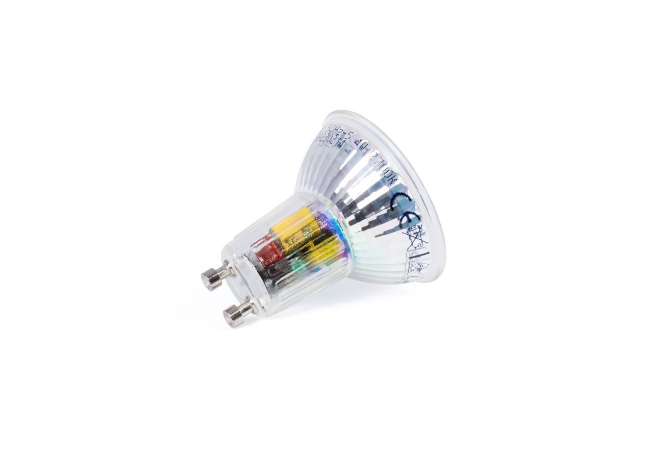 Ampoule LED GU10 5,4W verre-740lm-PAR16-100 degrés - BSC1-PAR16GU10-100-BF - Barcelona LED