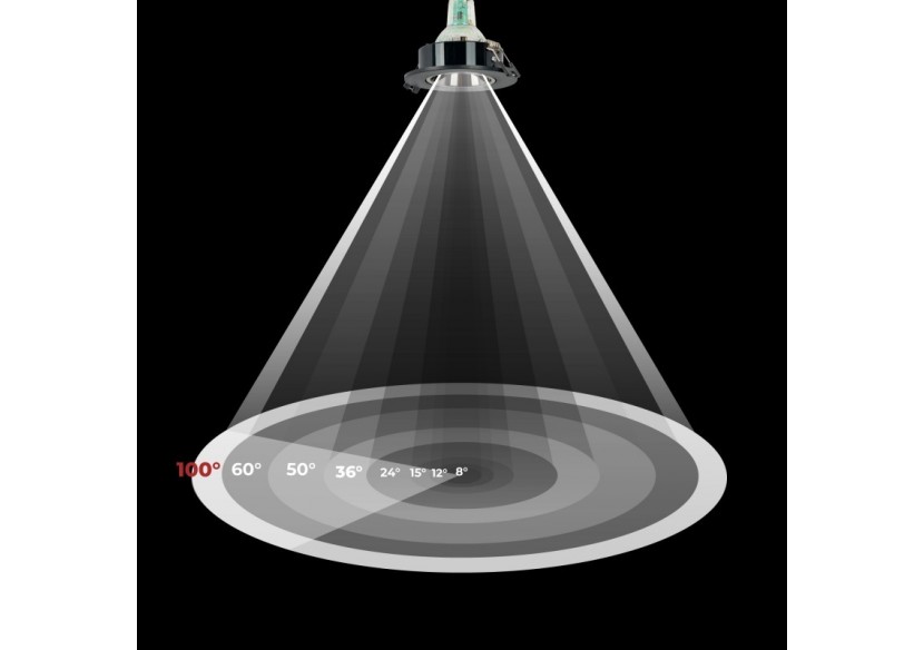 Ampoule LED GU10 5,4W verre-740lm-PAR16-100 degrés - BSC1-PAR16GU10-100-BF - Barcelona LED