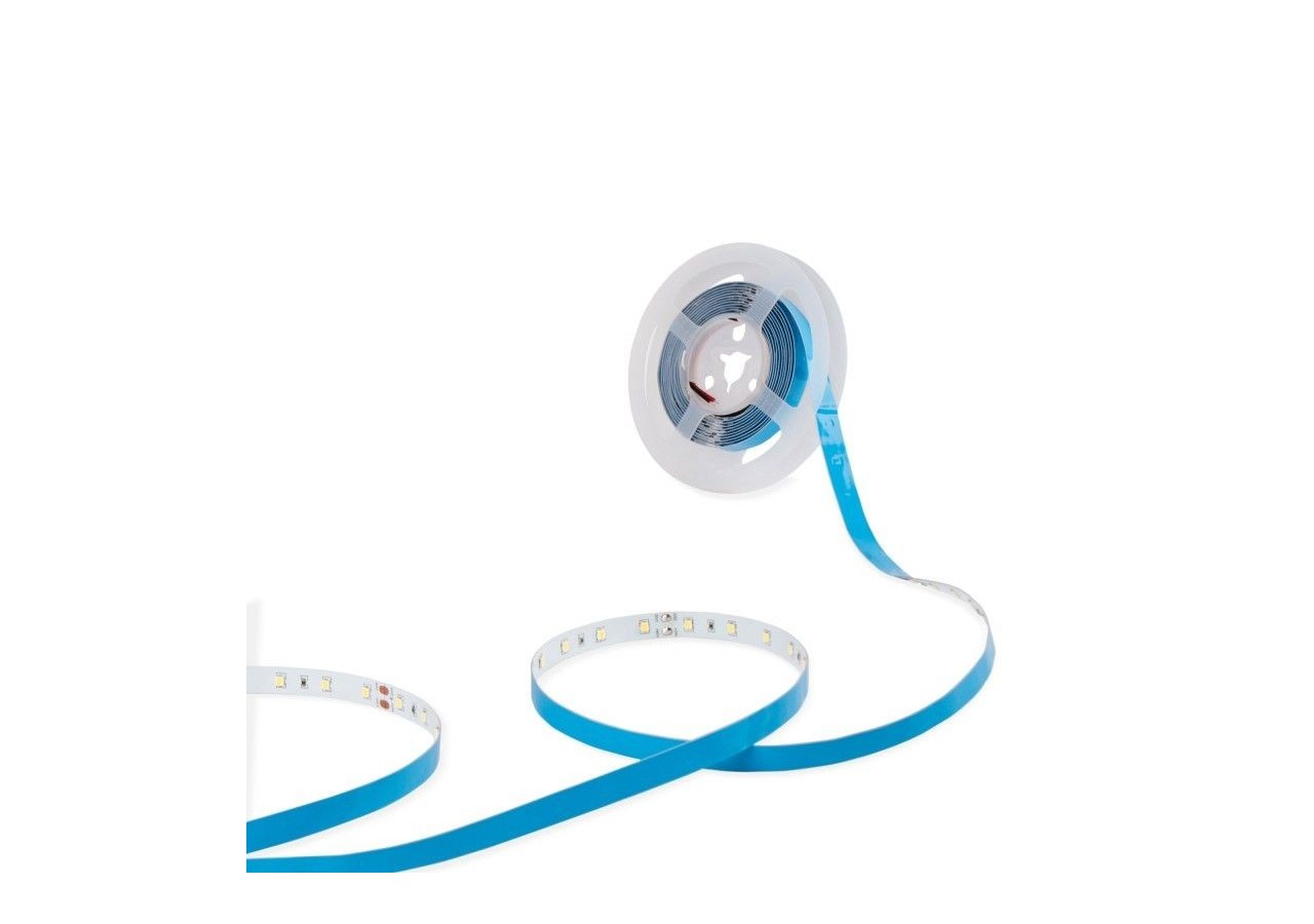 Ruban LED 24V DC-12W/m-Monochrome-10mm-IP20 -5m-SMD2835 60LED/m - B1653-BN - Barcelona LED