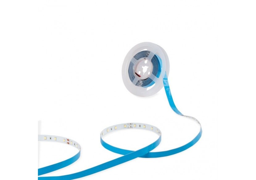 Ruban LED 24V DC-12W/m-Monochrome-10mm-IP20 -5m-SMD2835 60LED/m - B1653-BN - Barcelona LED