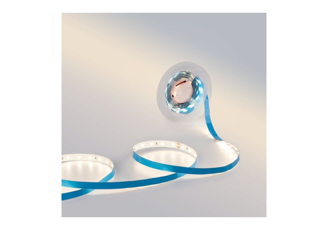 Ruban LED 24V DC-12W/m-Monochrome-10mm-IP20 -5m-SMD2835 60LED/m - B1653-BN - Barcelona LED