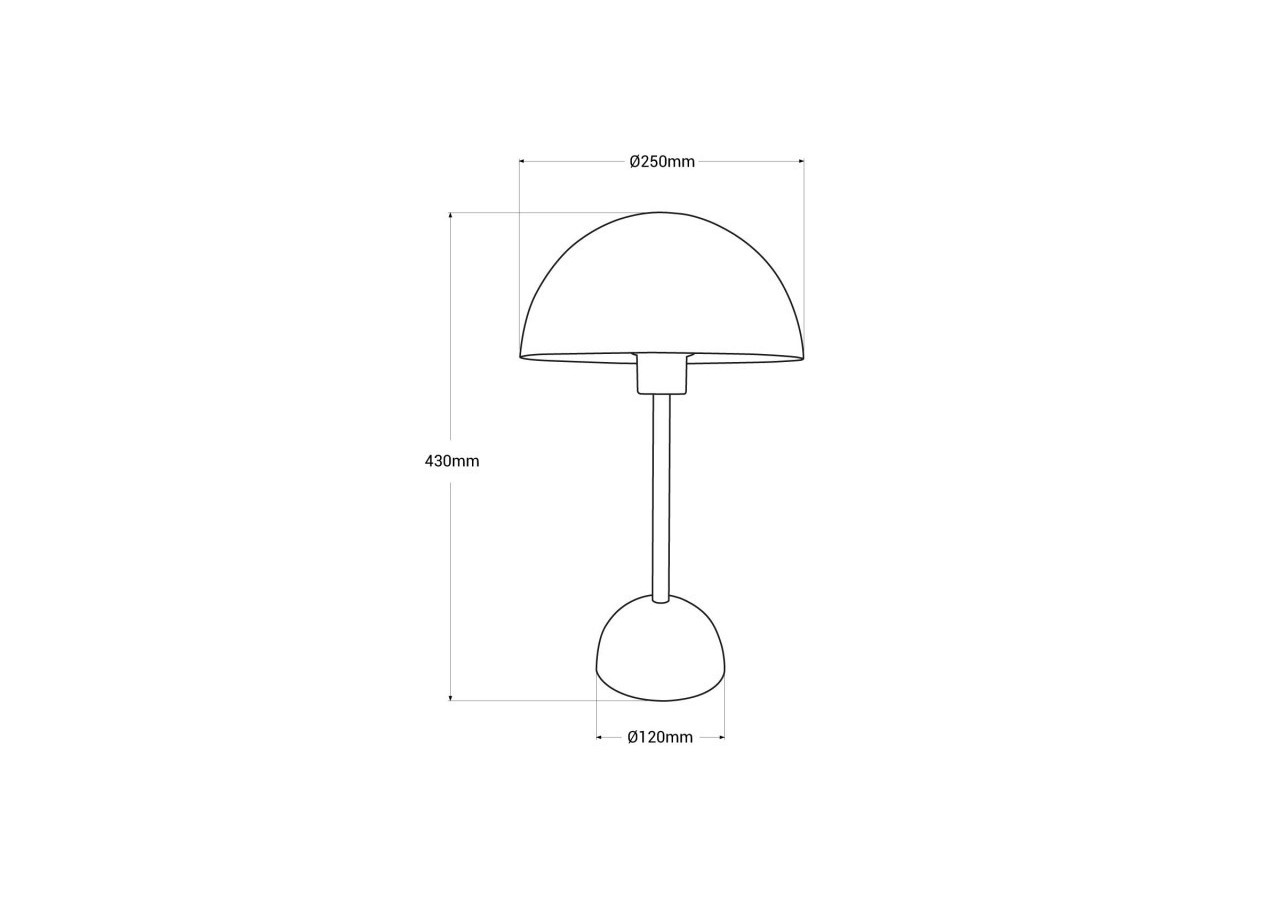 Lampe à poser design avec interrupteur et prise "Seta"-E27 - L3082-B - Barcelona LED